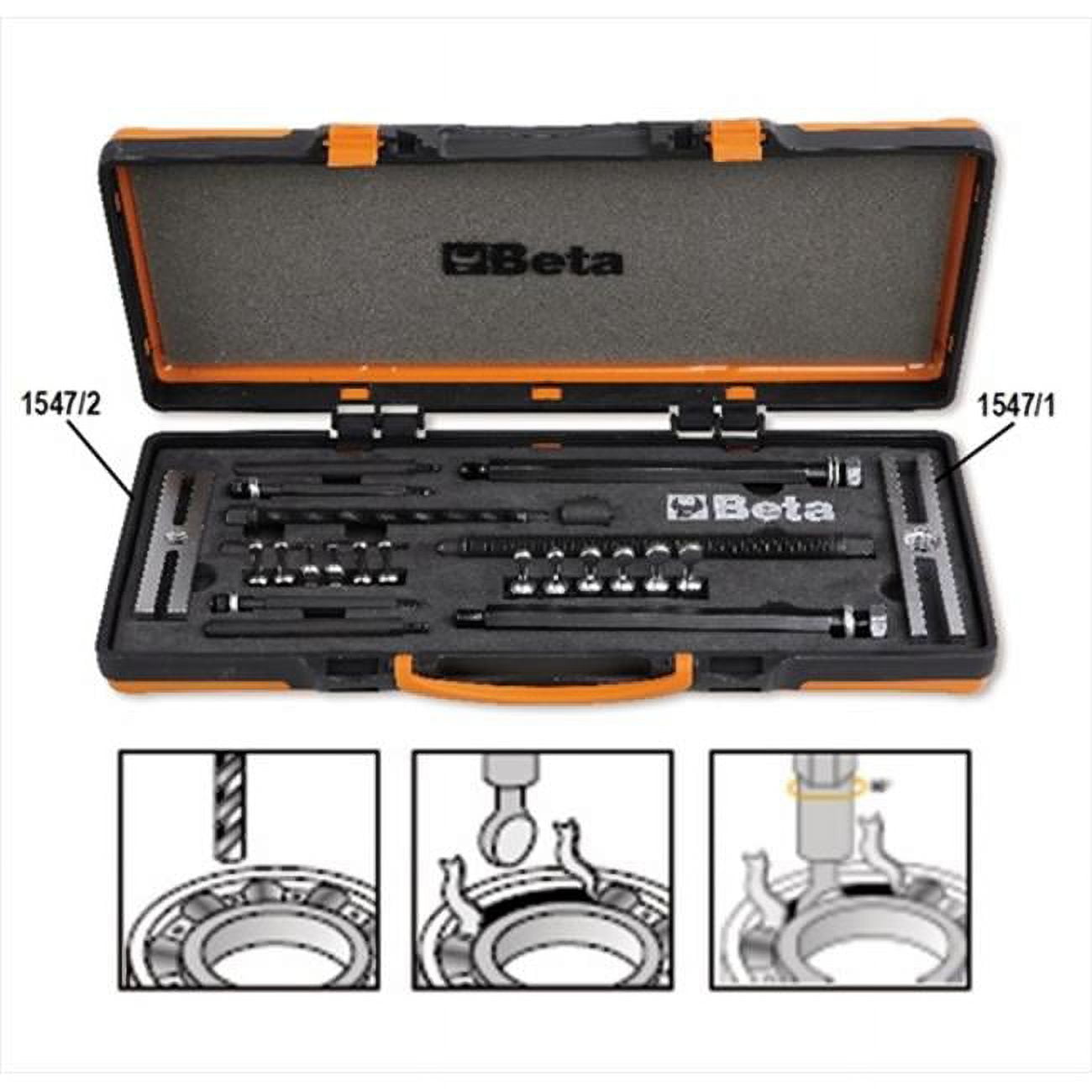 Beta Tools 015470006 1547 C6Dummy Ball Bearing Extractors