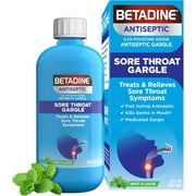 Betadine Sore Throat Antiseptic Gargle, 8 Ounce