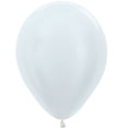 thumbnail image 1 of 100 Pearl White Color Latex Balloons 11", 1 of 2