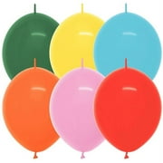 Betallatex 12" Fashion Assortment Link-O-Loon Latex Balloons 50 ct
