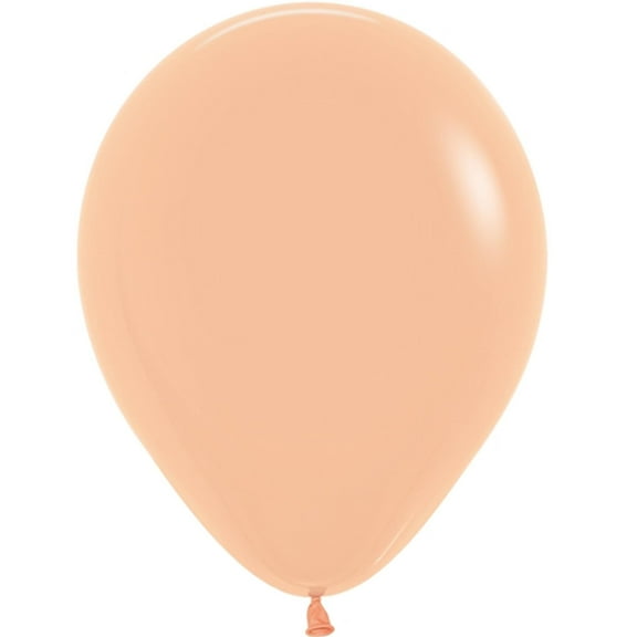 100 Deluxe Peach Blush Latex Balloons 5"