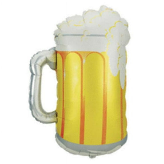 Betallic 38366 34 in. Frosty Mug Foil Shape Flat Balloon