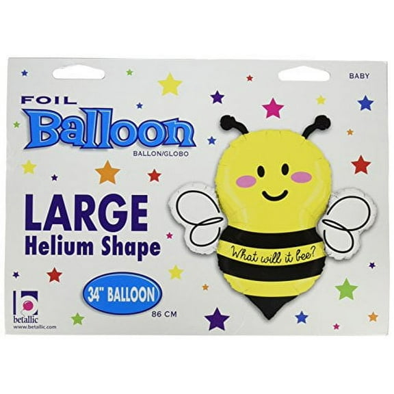 Betallic 72411 34 in. What Will It Bee Shape Balloon