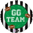 thumbnail image 1 of Betallic Go Team Football Balloon 18" Foil Jr Shape Balloon, Green Black White, 1 of 4
