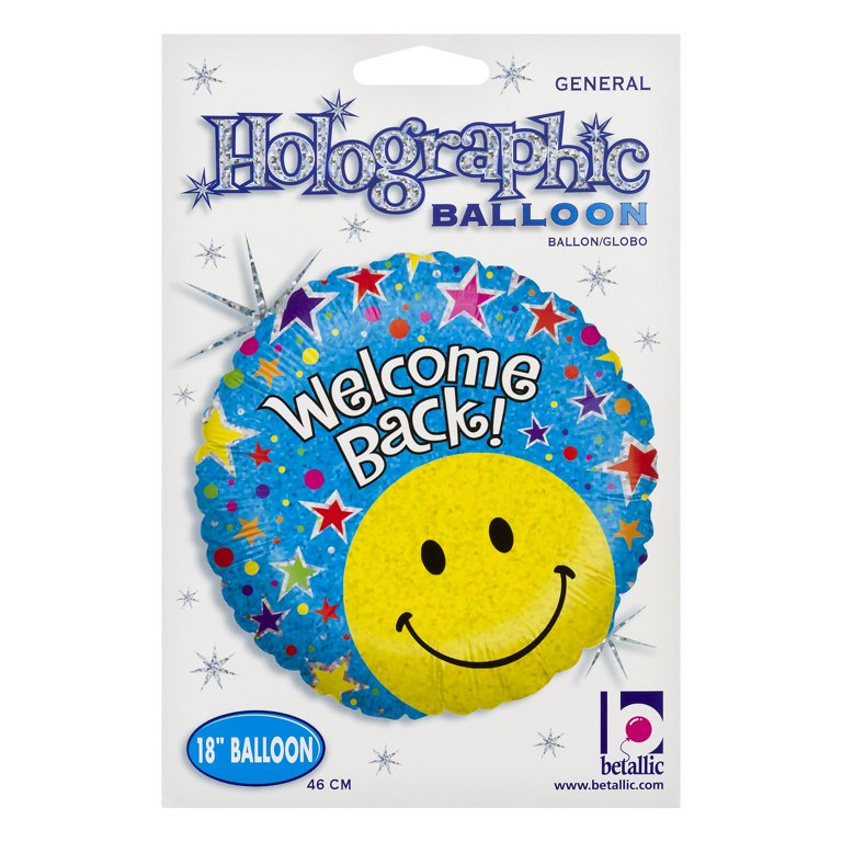 Betallic Ballon en plastique - Welcome Back - École - Vide