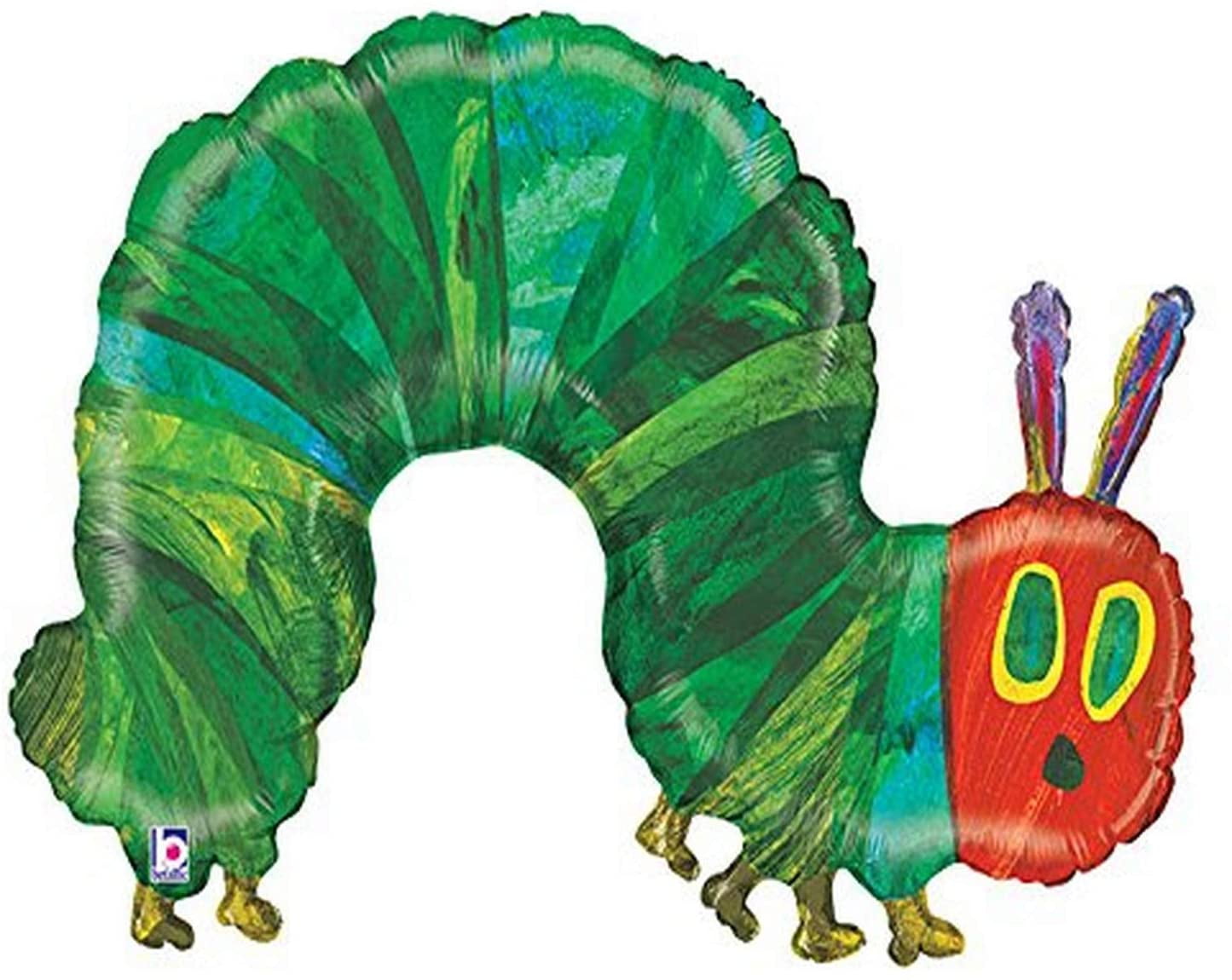 SHINDIGZ Betallic The Very Hungry Caterpillar Shape Foil Balloon,36"