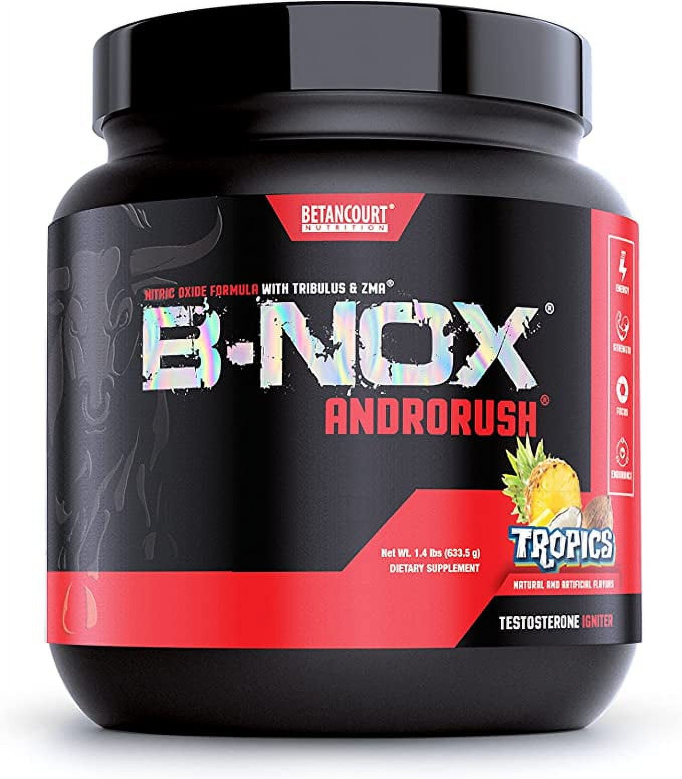 Betancourt Nutrition BNox Androrush Pre Workout Testosterone Booster