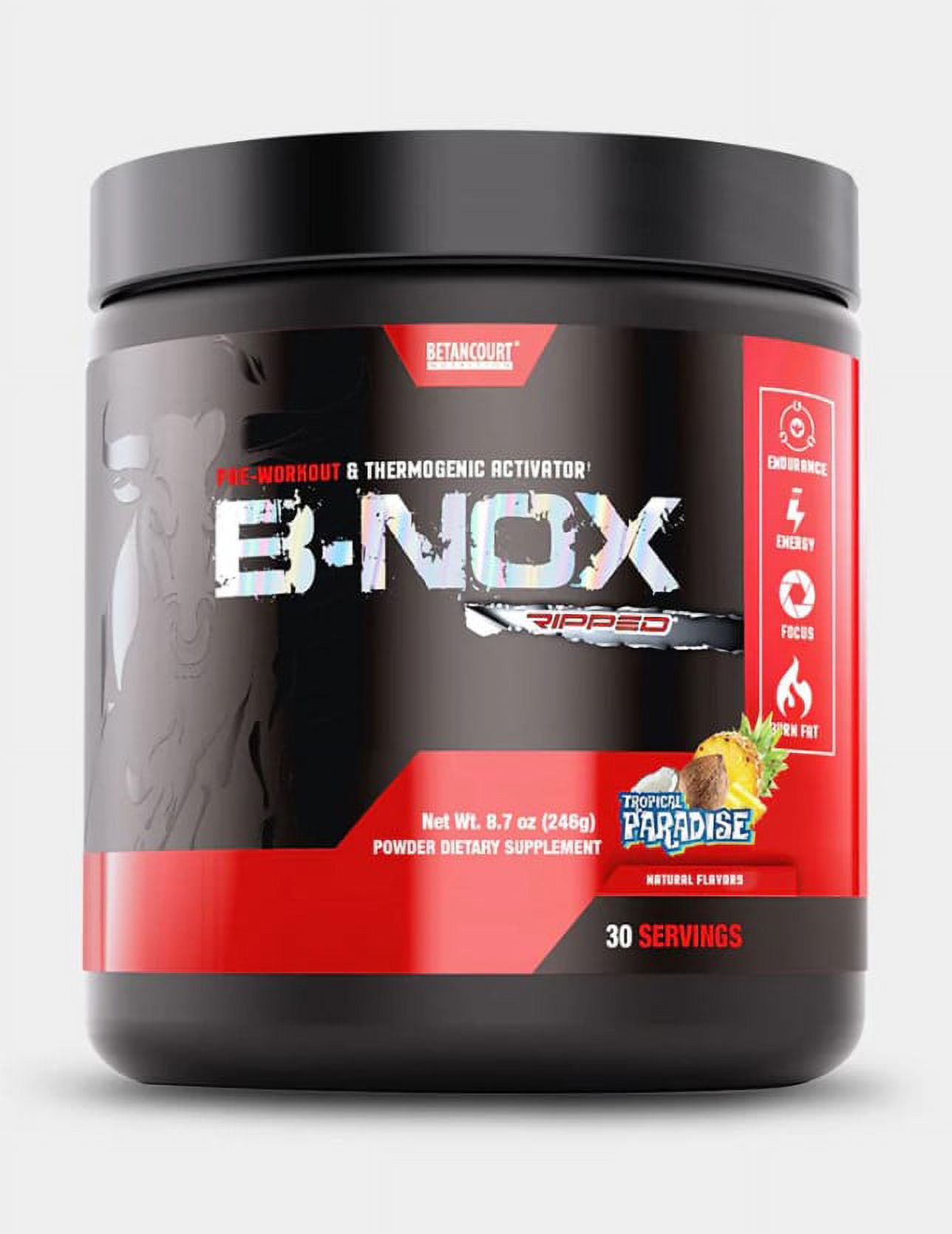 Betancourt Nutrition BNox Pre Workout Lean Muscle Growth Tropical