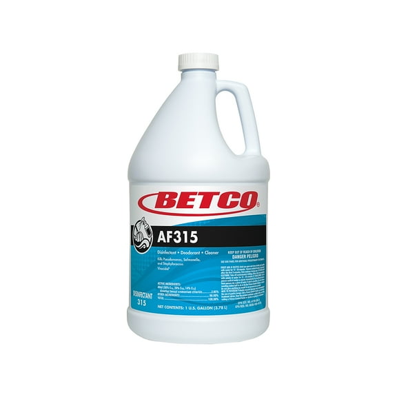Betco AF315 Disinfecting Cleaner Citrus Floral Scent 1 gal. 4/Carton (3150400)