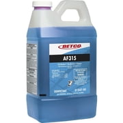 Betco AF315 Disinfectant Cleaner - Ready-To-Use Liquid - 67.6 fl oz 2.1 quart - 67.60 oz 4.22 lb - Citrus Floral Scent - 4 / Carton - Turquoise, Blue | Bundle of 5 Cartons