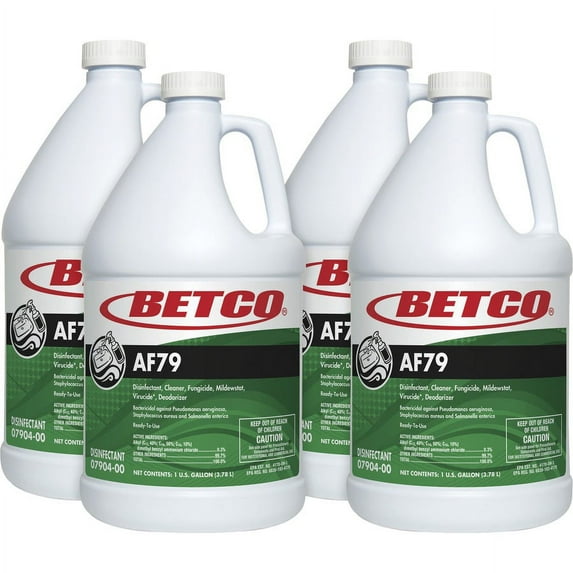Betco AF79 Acid-Free Restroom Cleaner - Ready-To-Use - 128 fl oz (4 quart) - Citrus Bouquet Scent - 4 / Carton - Blue | Bundle of 2 Cartons