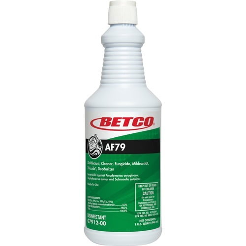 Betco AF79 Acid-Free Restroom Cleaner Ready-To-Use Spray - 32 fl oz (1 quart) - Citrus Bouquet ScentSpray Bottle - 1 Each - Multi