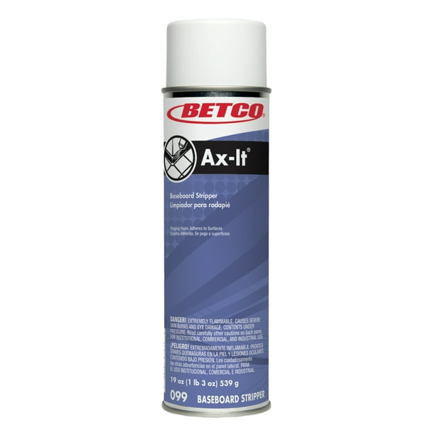 Ax-It Aerosol Baseboard Stripper, Sassafras Scent, 19 oz Aerosol Spray, 12/Carton Ax-It Aerosol Baseboard Stripper, Sassafras Scent, 19 oz Aerosol Spray, 12/Carton