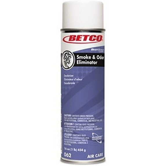 Betco BET0622300 Smoke & Odor Eliminator Air Freshener, Pack of 12