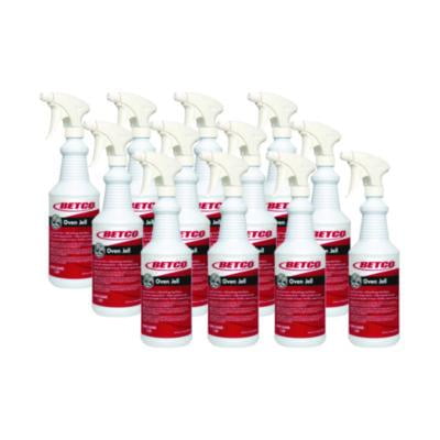 Betco BET1391200 1 qt. Heavy-Duty Food Services Degreaser, Amber & Orange