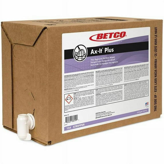 Betco Ax-It Plus Floor Stripper, Pleasant Scent, 5 Gallon Box