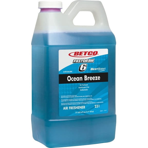 Betco, BET2314700, BestScent Ocean Breeze Deodorizer - FASTDRAW 6, 1