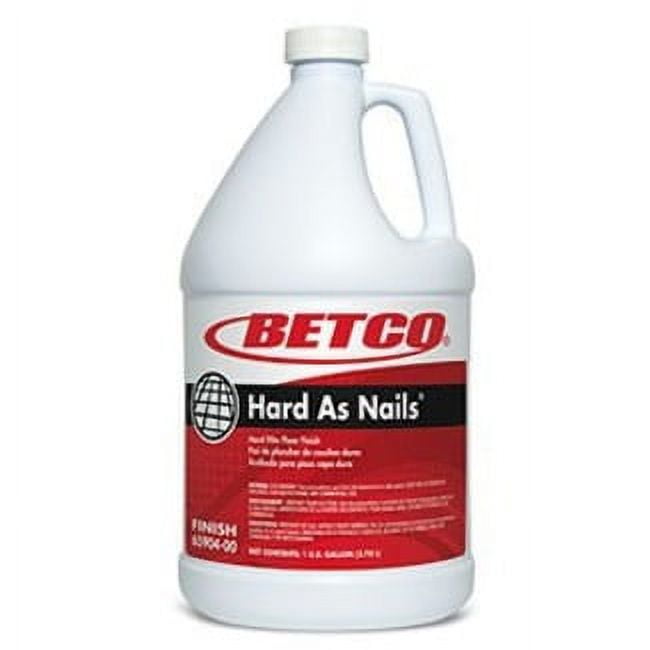 Hard As Nails Floor Finish, 1 gal Bottle, 4/Carton Hard As Nails Floor Finish, 1 gal Bottle, 4/Carton