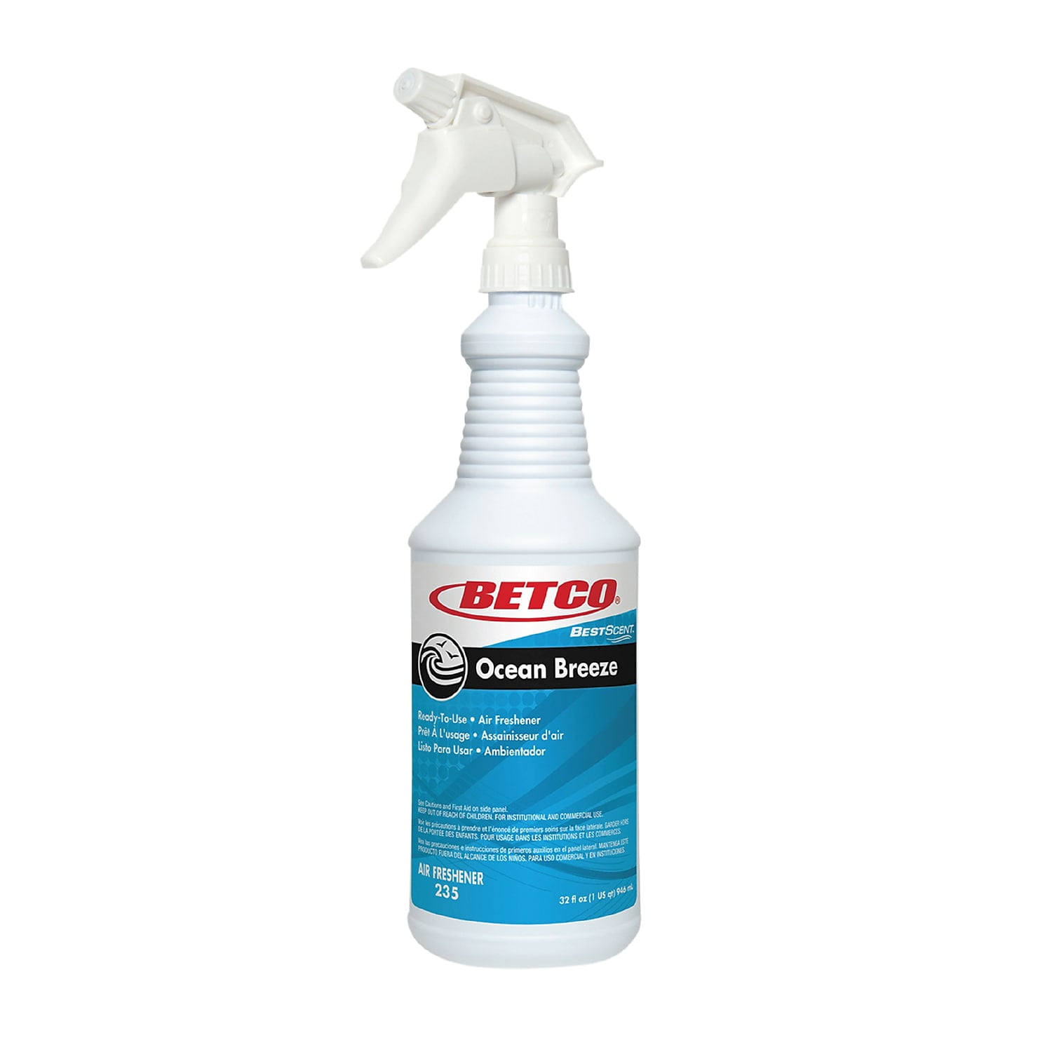 BestScent Ocean Breeze RTU Deodorizer, Ocean Breeze Scent, 32 oz Spray Bottle, 12/Carton BestScent Ocean Breeze RTU Deodorizer, Ocean Breeze Scent, 32 oz Spray Bottle, 12/Carton