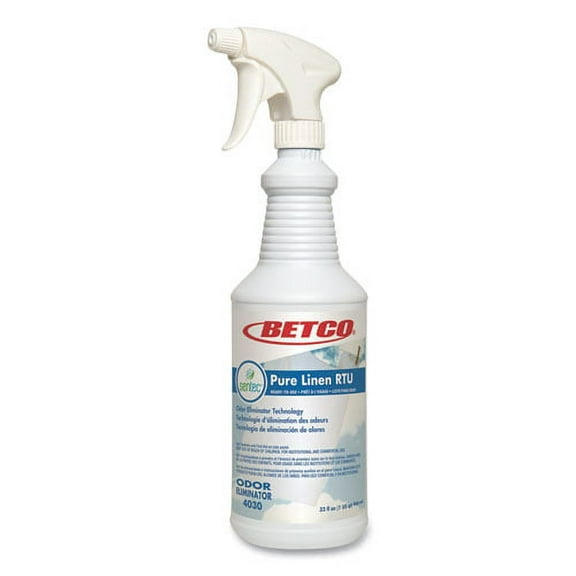 Pure Linen Rtu Odor Eliminator, Pure Linen, 32 Oz Spray Bottle, 6/carton