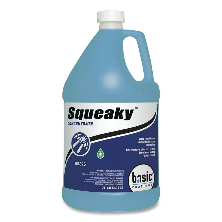 Squeaky Concentrate Floor Cleaner, Characteristic Scent, 1 gal Bottle, 4/Carton Squeaky Concentrate Floor Cleaner, Characteristic Scent, 1 gal Bottle, 4/Carton
