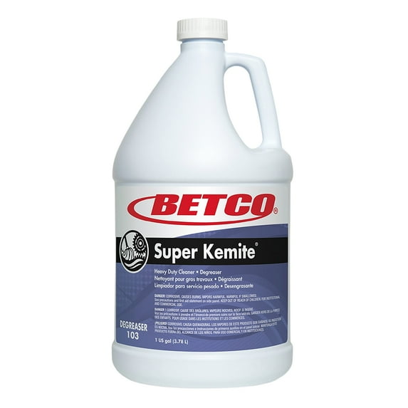 Betco Super Kemite Heavy Duty Cleaner/Degreaser Cherry 128 oz. 4/Carton (BET1030400)