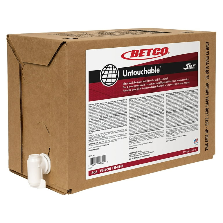 Untouchable Floor Finish with SRT, 5 gal Bag-in-Box Untouchable Floor Finish with SRT, 5 gal Bag-in-Box