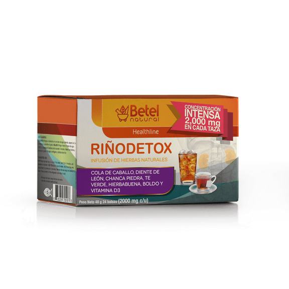 Betel Natural Kidney Detox Tea - Herbal Infusion - 48 g - 24 Bags