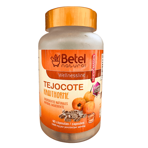 Betel Natural Tejo (Hawthorn) Capsules, Supports Wellness, 90ct
