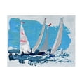 thumbnail image 1 of Beth A. Forst 'Candy Stripe Regatta' Canvas Art, 1 of 3