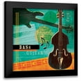 thumbnail image 1 of Beth Anne Creative 20x20 Black Modern Framed Museum Art Print Titled - Music Notes I, 1 of 5