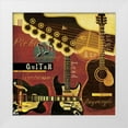 thumbnail image 1 of Beth Anne Creative 26x26 White Modern Wood Framed Museum Art Print Titled - Music Notes III, 1 of 4