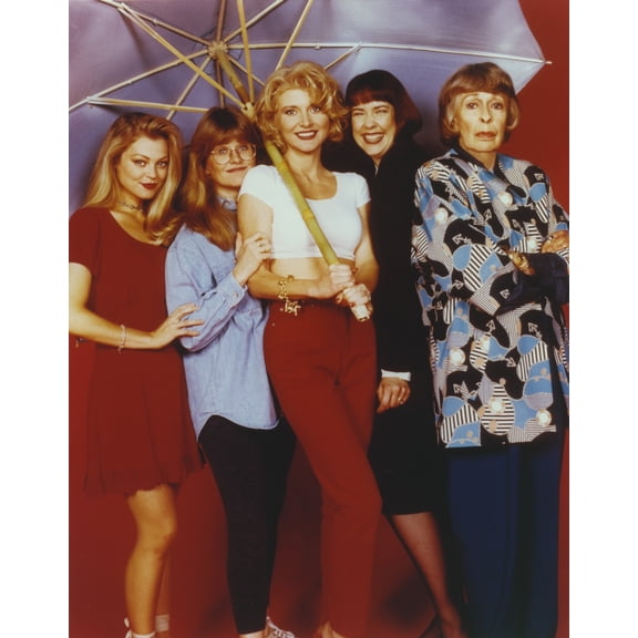 Beth Broderick Group Picture in Red Background Photo Print (8 x 10)