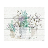 Beth Grove 'Farmhouse Cotton I' Wood Slat Art 18x22