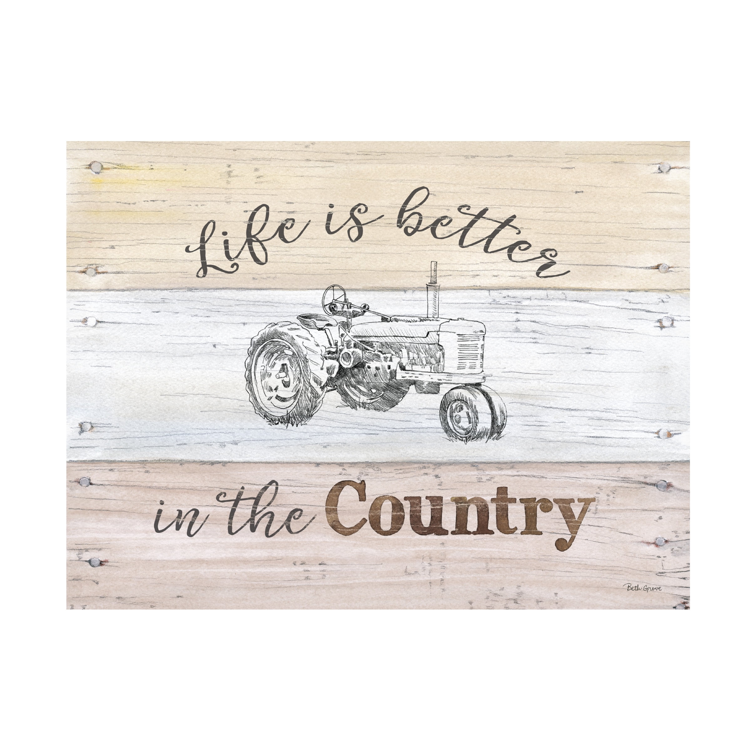 Beth Grove 'Farmhouse I' Canvas Art