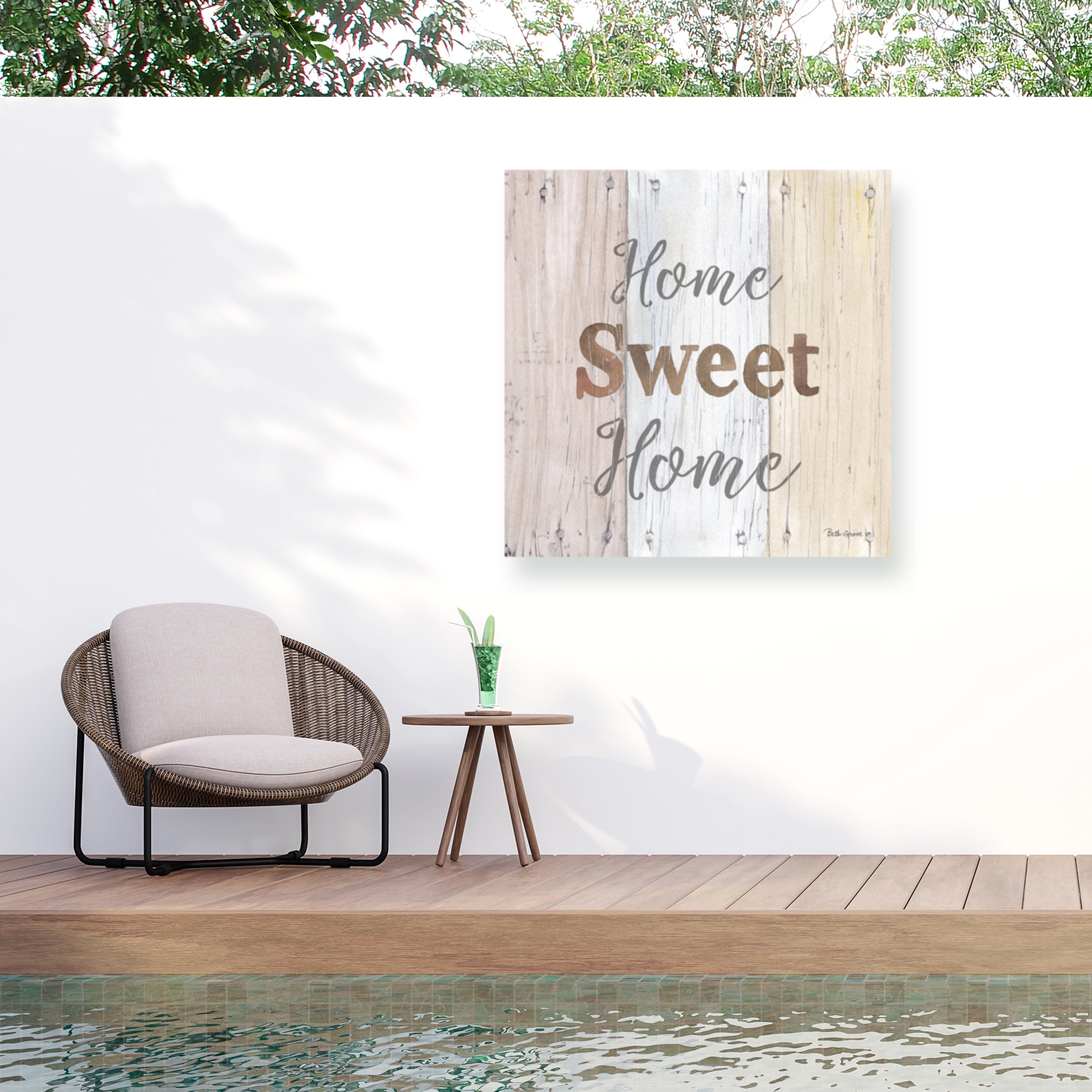 Beth Grove 'Farmhouse VI' Outdoor Canvas 24x32
