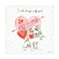 thumbnail image 1 of Beth Grove 'Paws Of Love II Pink' Canvas Art, 1 of 3