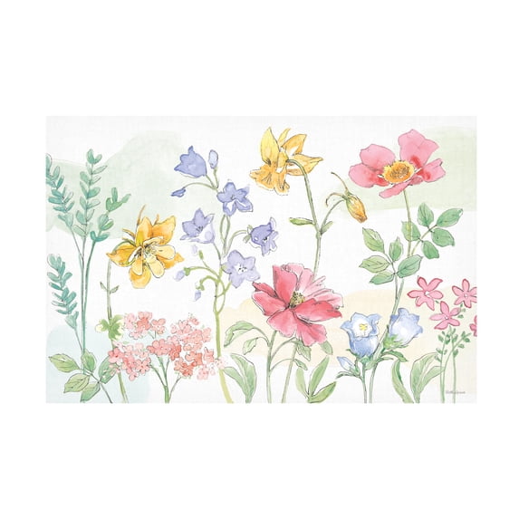 Beth Grove 'Peaceful Petals VI' Canvas Art