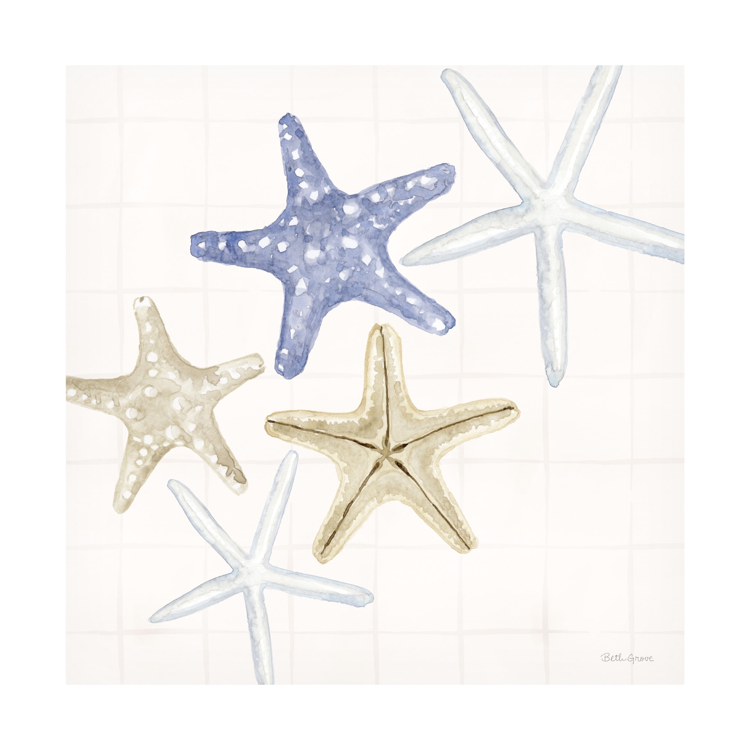 Beth Grove 'Soft Shores IV' Canvas Art