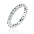 thumbnail image 1 of Bethany Eternity Sterling Silver Band Ring Women CZ Ginger Lyne Collection, 1 of 6