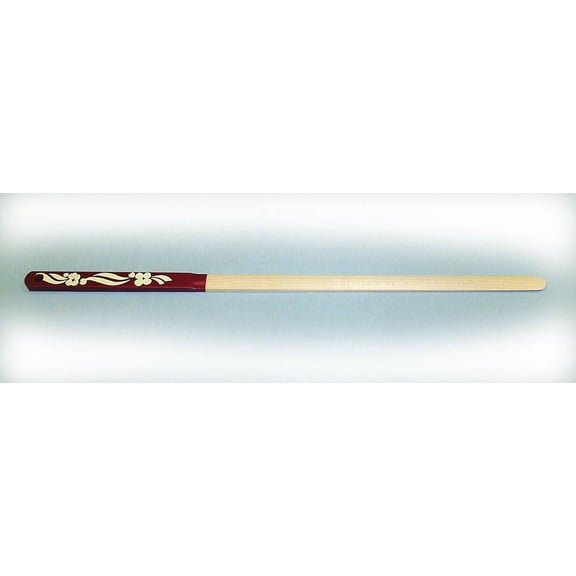 Bethany Housewares Lefse Turning Stick 7/8" wide x 24" long, Red - Wood