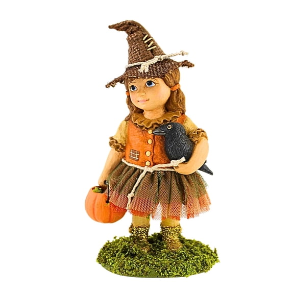 Bethany Lowe 6.00In Scarecrow Autumn, Resin, Halloween Figurine Td5157
