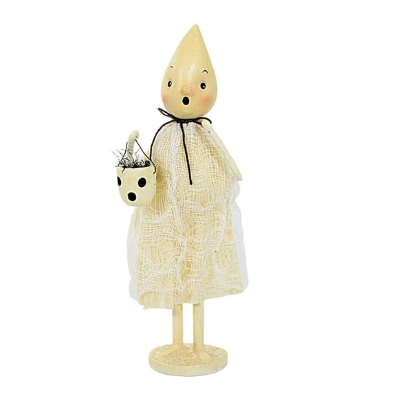 Bethany Lowe 6.25 In Happy Haunting Ghost Resin Halloween Spooky Bucket Ml2093