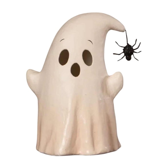 Bethany Lowe 6.25In Luminary Boo With Spider, Paper, Ghost Accessory Tl5355