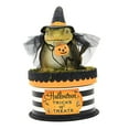 thumbnail image 1 of Bethany Lowe 6.5 Inch Witchy Toad On Box Resin Halloween Tricks Or Treats Tl2348, 1 of 3