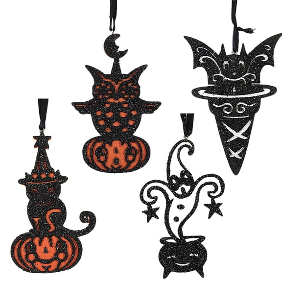 Bethany Lowe Halloween Character Ornaments, Set Of 4