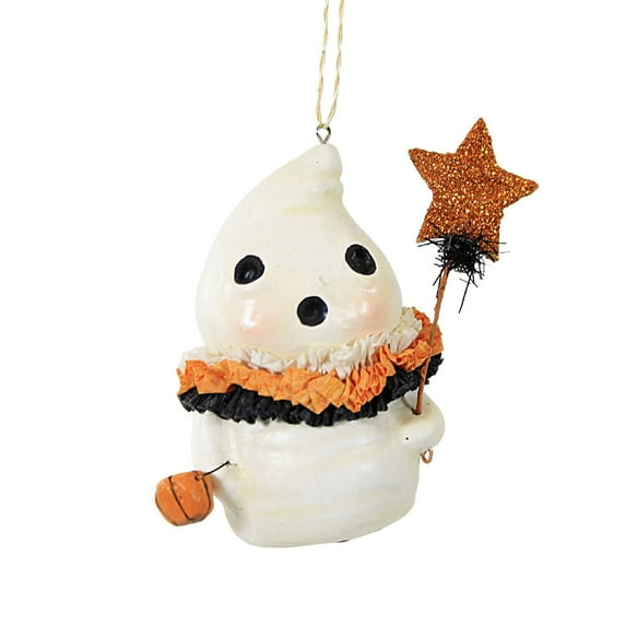 Bethany Lowe 2.75In Little Boo With Star, Paper, Halloween Ghost Ma2092