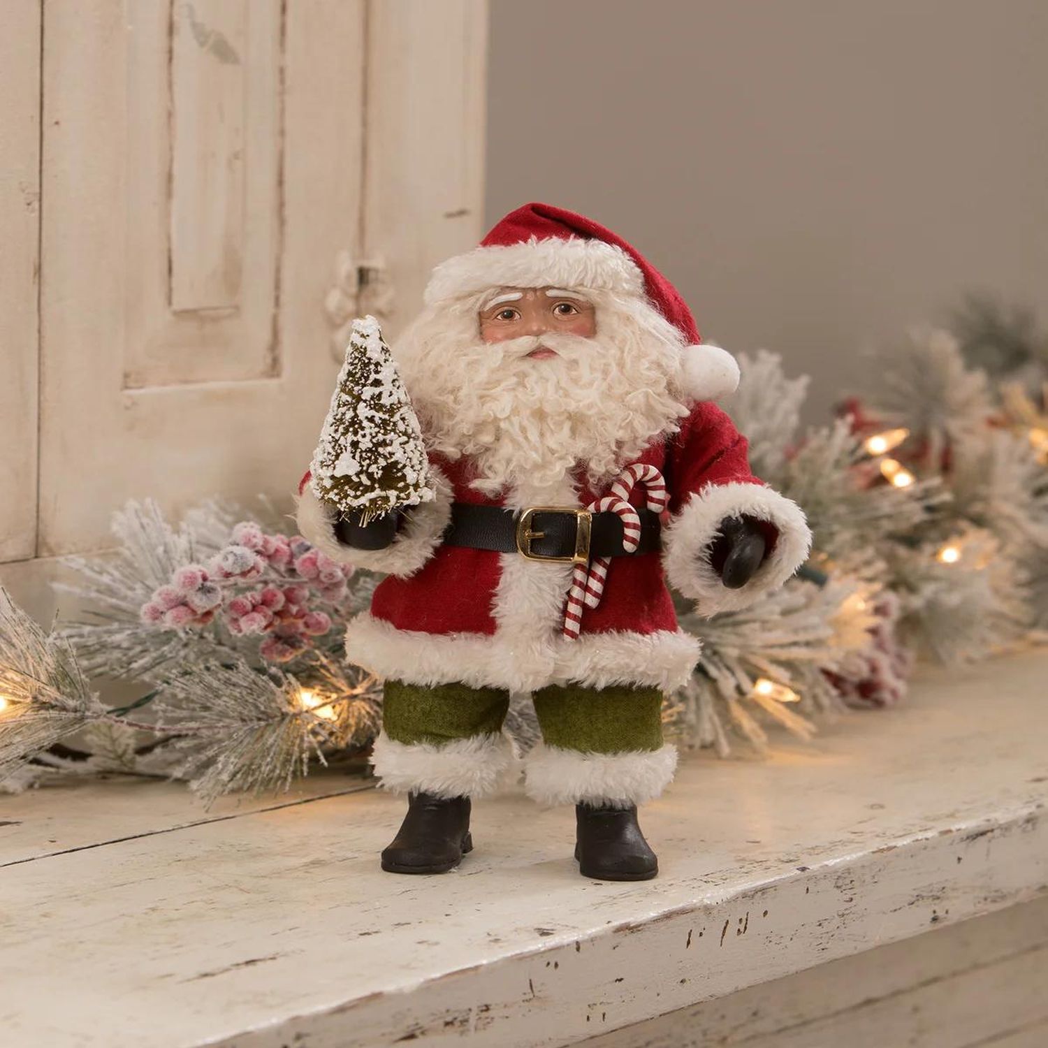 Vintage Poseable Papa Noel