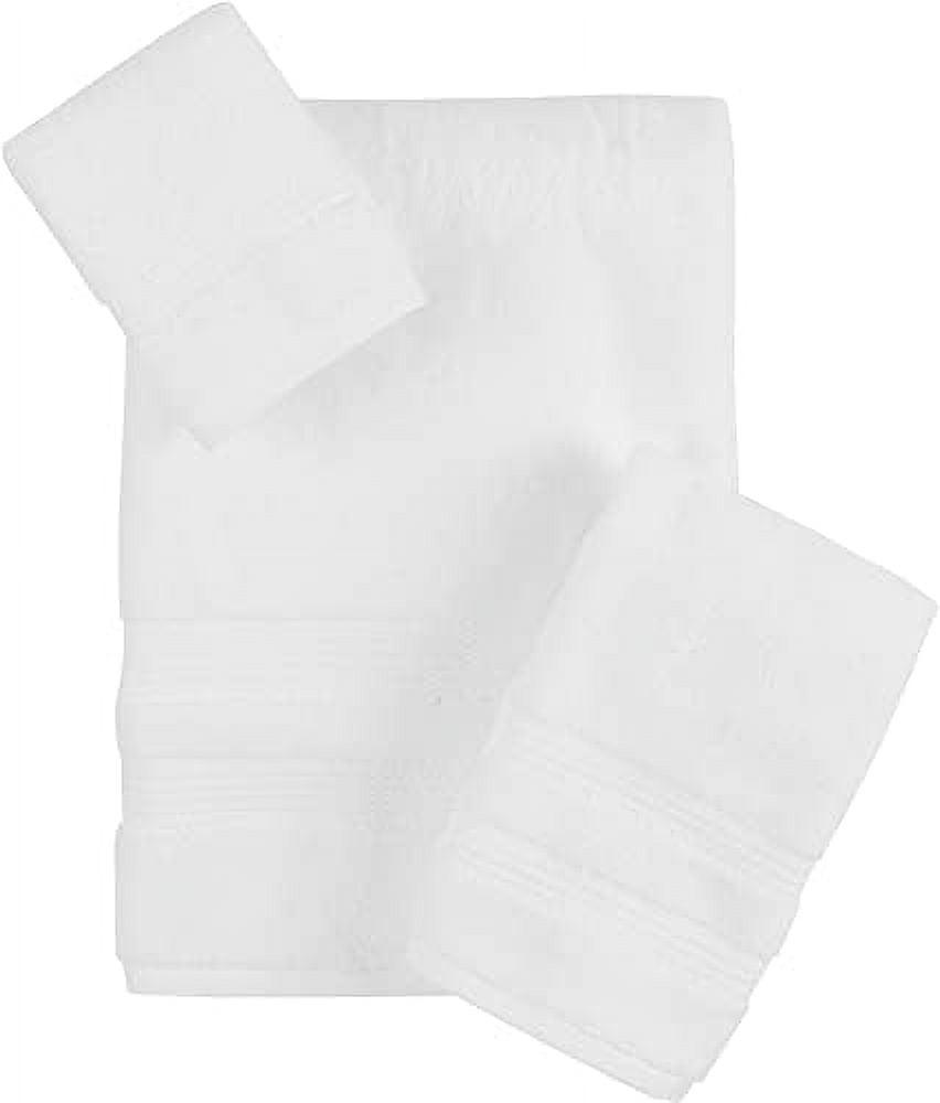 Bethany Towel Collection Bath Towel White
