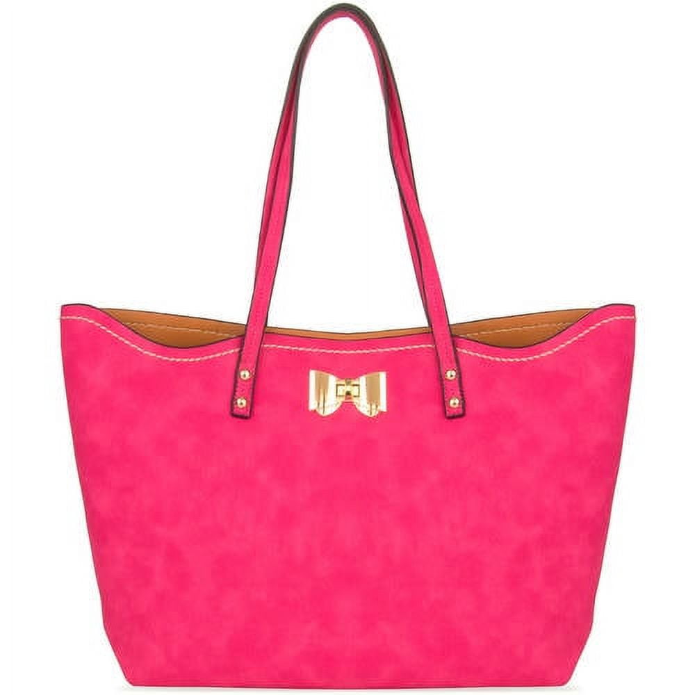 Bethany Women's Tote Shoulder Bag with Purse Insert - Walmart.com